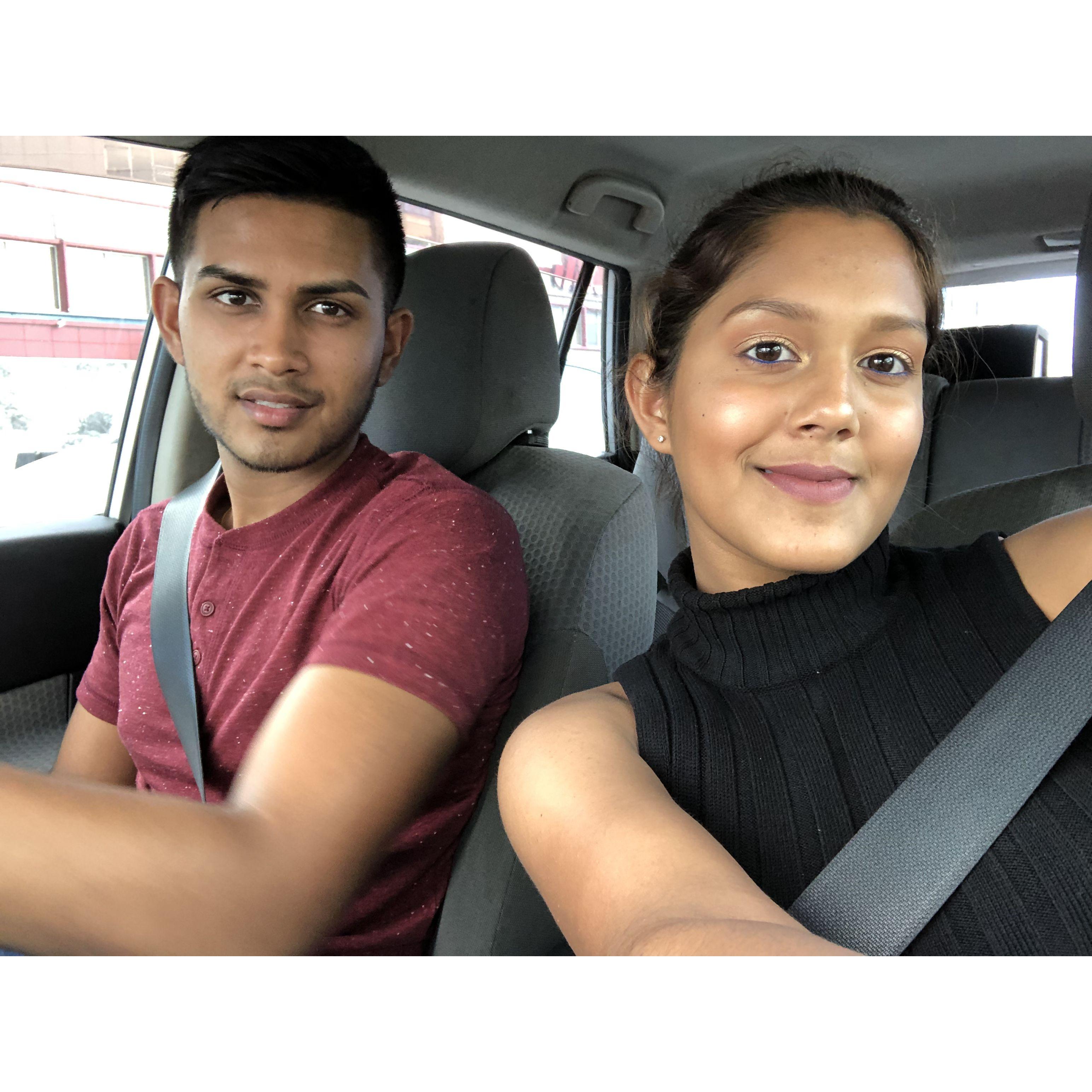 On our way to buy KFC during our lunch break at Form 6 lessons by Fergie 🍟🎒
