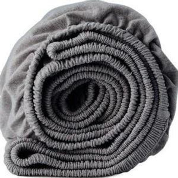 PACT Grey Heather, Full, Fitted Sheet