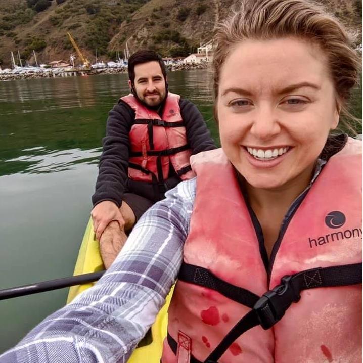 Kayaking at Avila Beach in Central CA