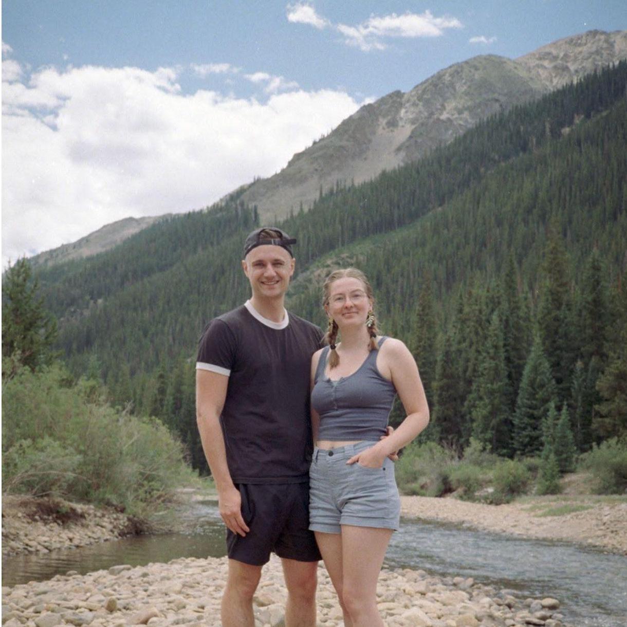 At a fishing pull off near Aspen