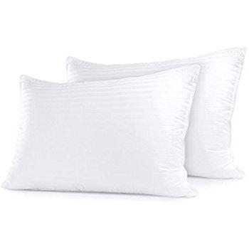Super Plush Gel-Fiber 3D Hollow Siliconized Material Queen size Filled Pillows, Pack of 2
