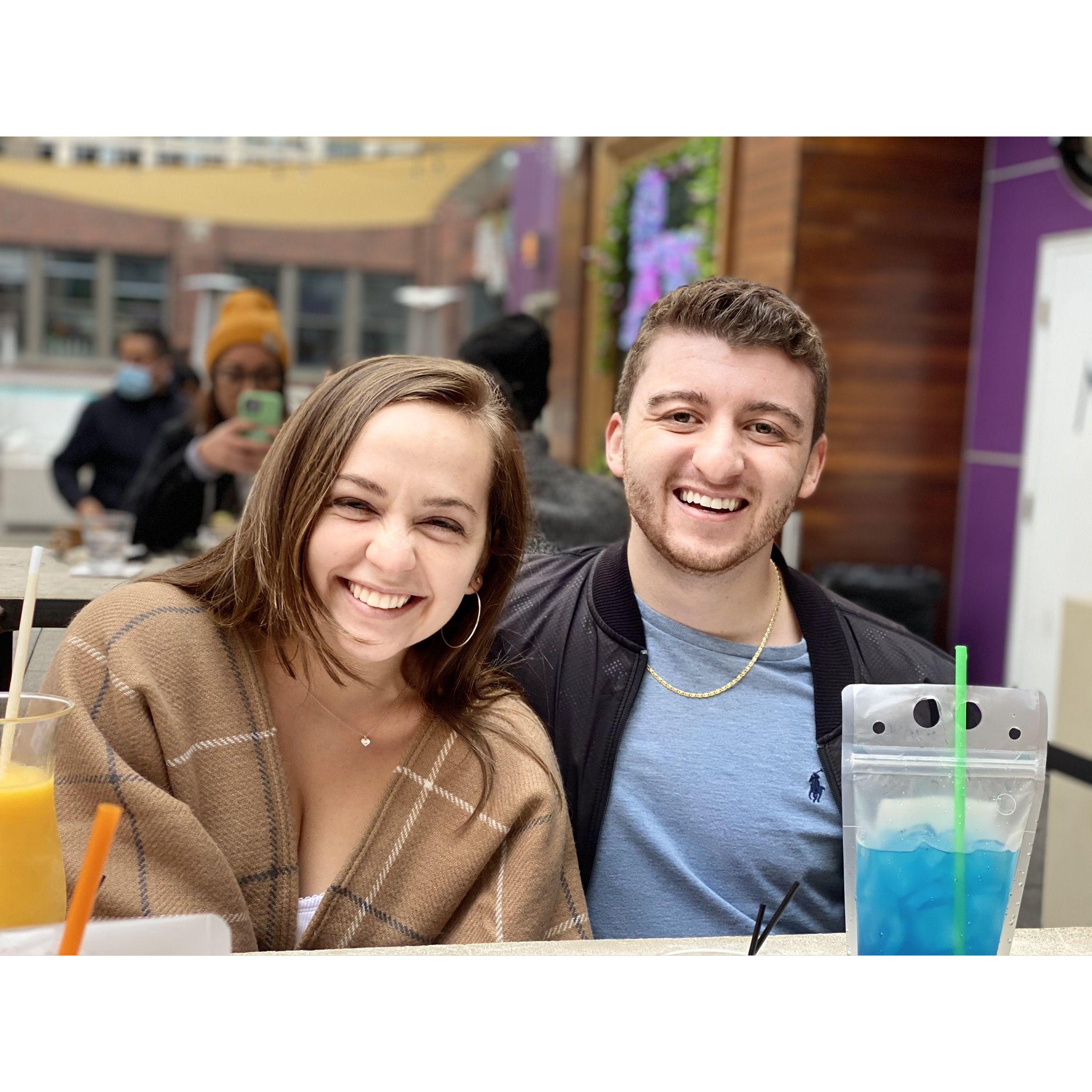 Celebrating Cara’s birthday in Chicago.