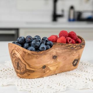 Olive Wood Rustic Dish