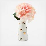 Courtly Check Ceramic Short Heart Vase