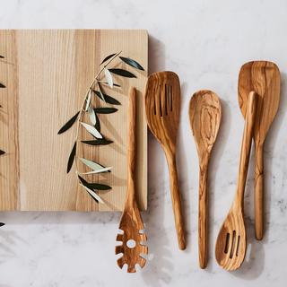 Moreno 5-Piece Olivewood Utensil Set