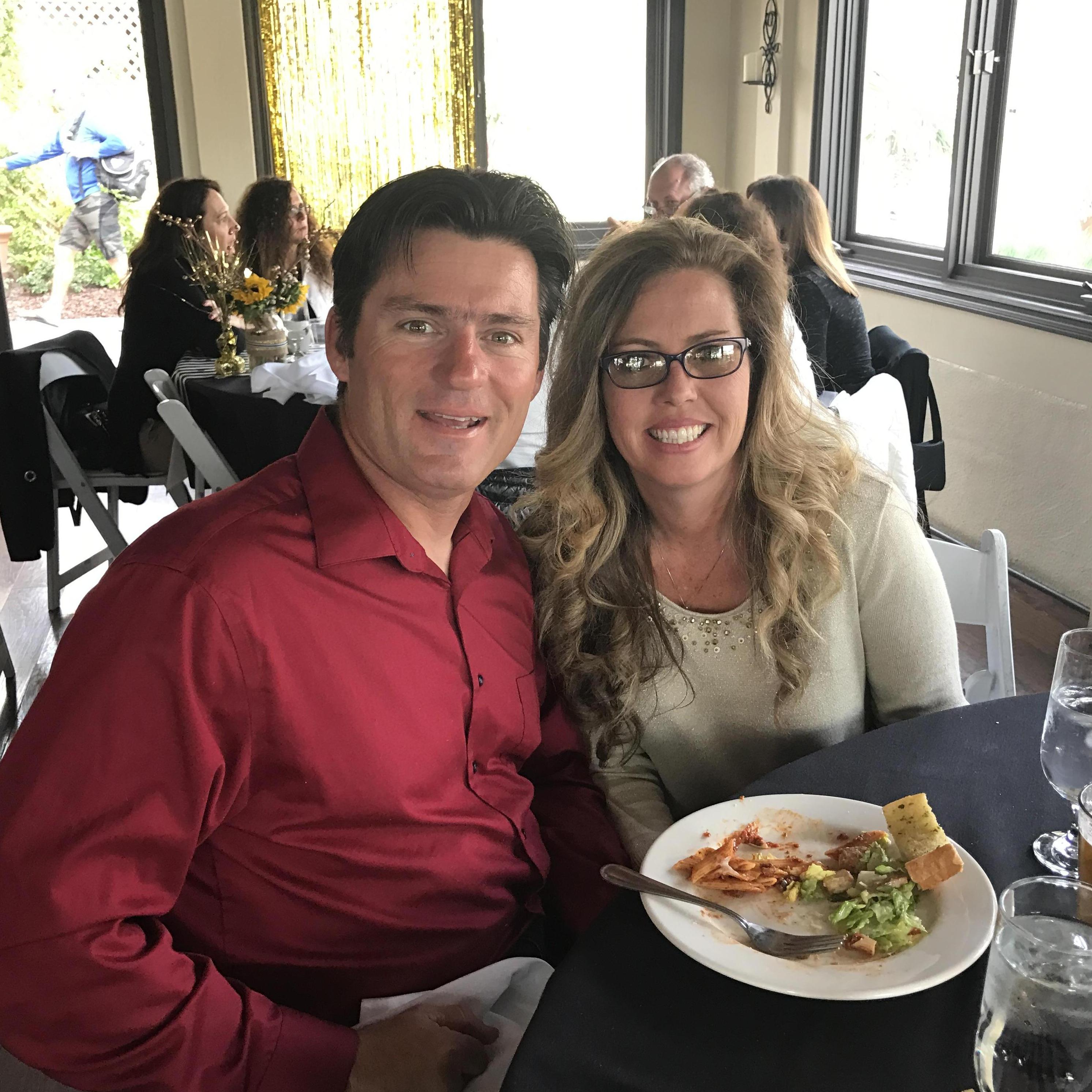 We celebrated Denise's mom's 75th birthday in Santa Clarita, CA - March of 2017