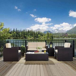 Palm Harbor 5-Piece Outdoor Wicker Conversation Set