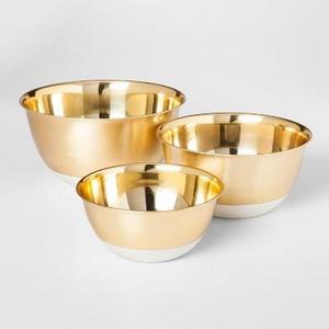 Mixing Bowl (Set of 3) Gold - Threshold™