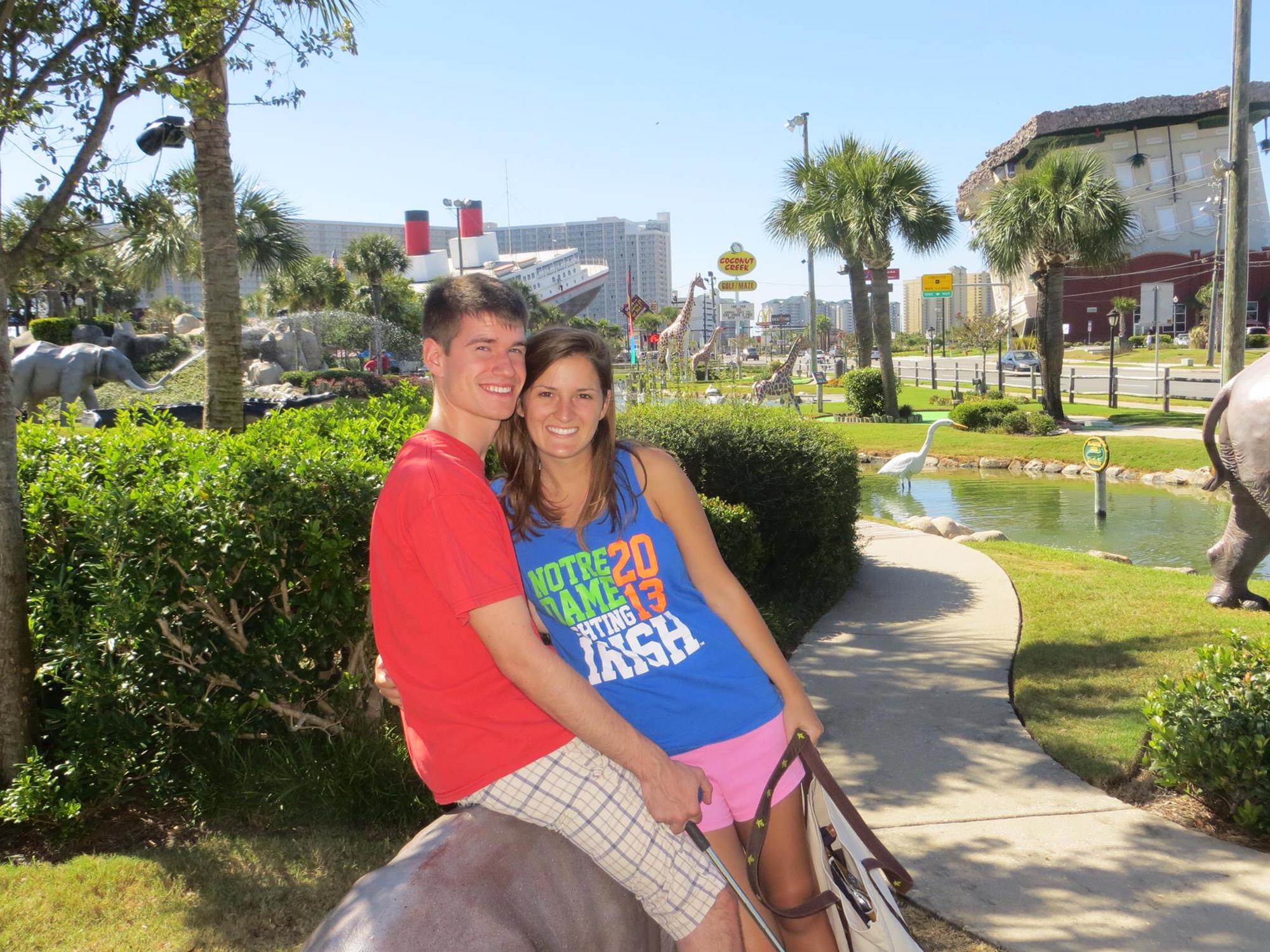 PCB Fall 2012. Enjoying some competitive mini golf