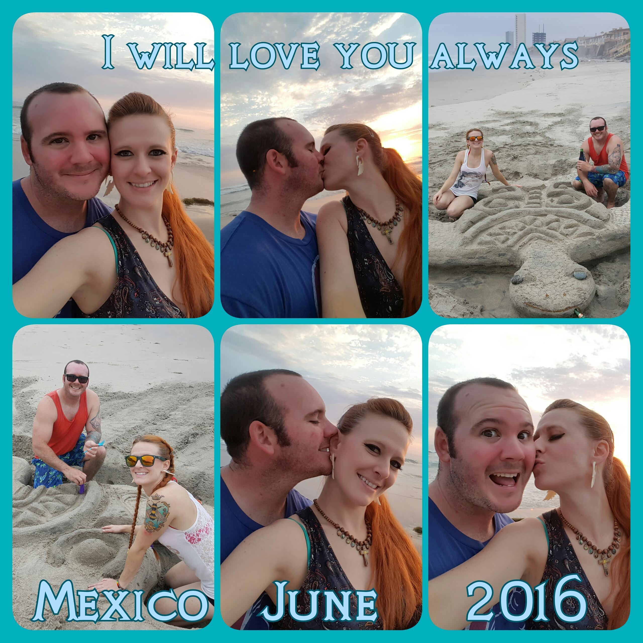 Mexico with his parents.
