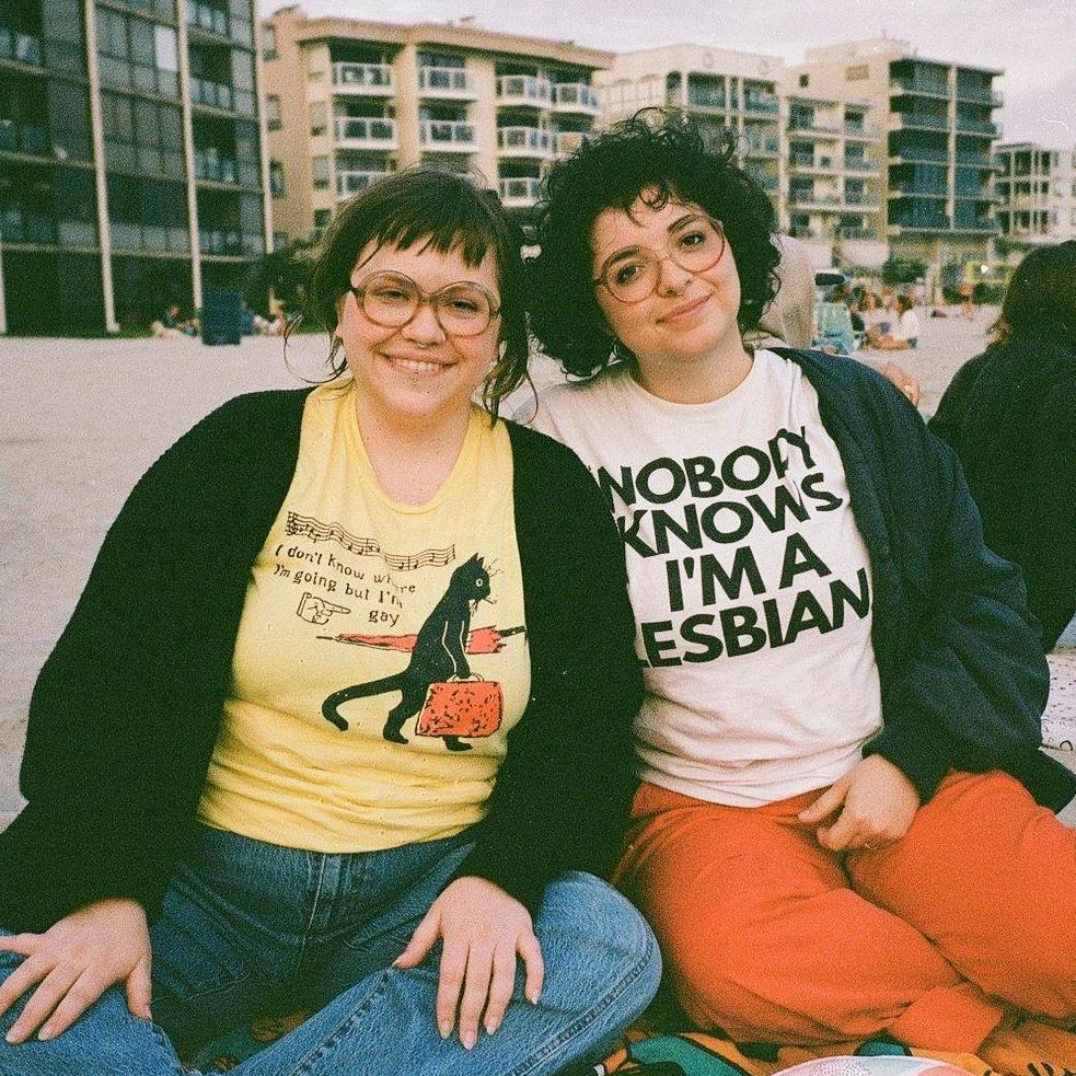 Gay shirts at the beach