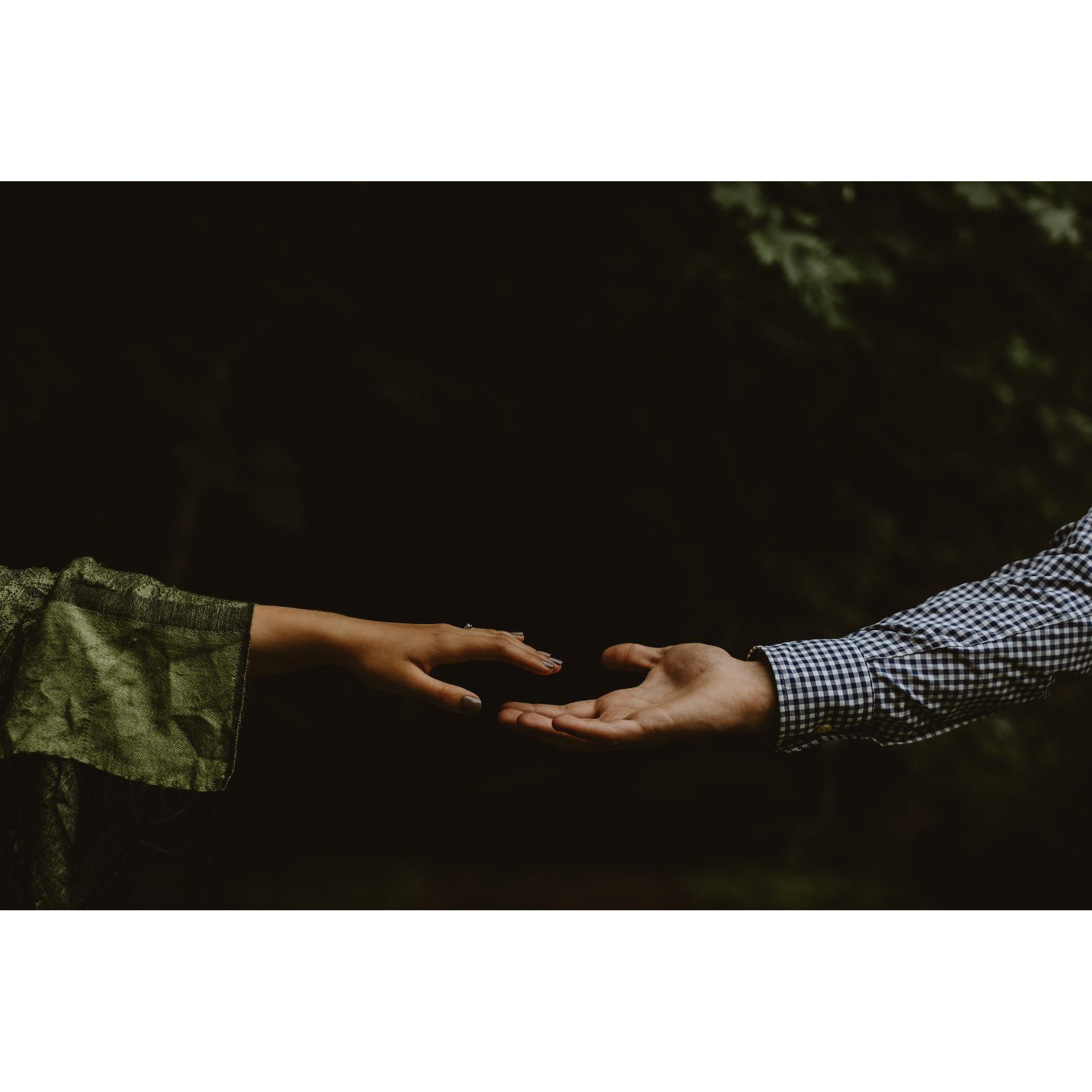 A fun shot from our engagement shoot