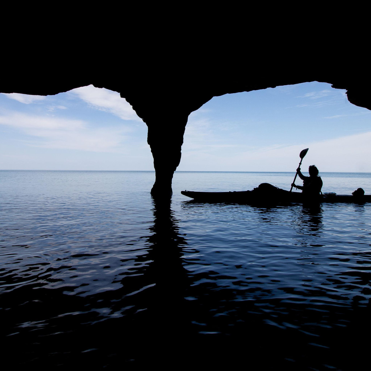 Devils Island Sea Cave. Apostle Islands, Wisconsin. Summer 2020