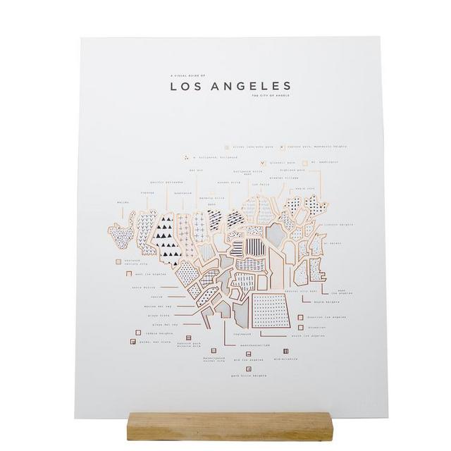Letter Pressed Los Angeles Print :)