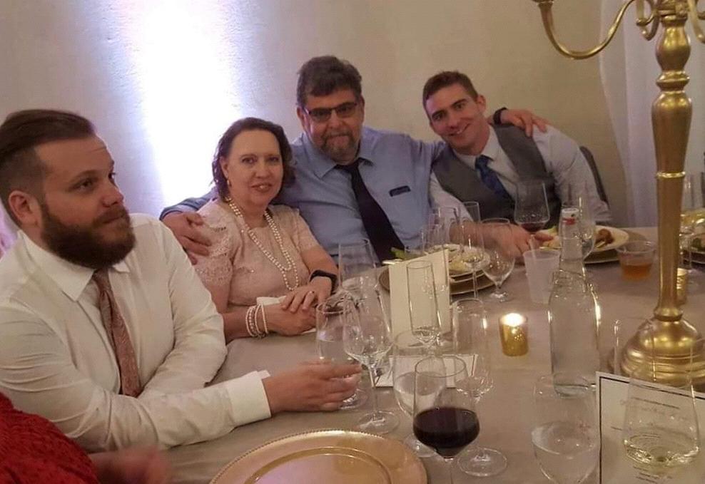 Jordan with Melissa’s family