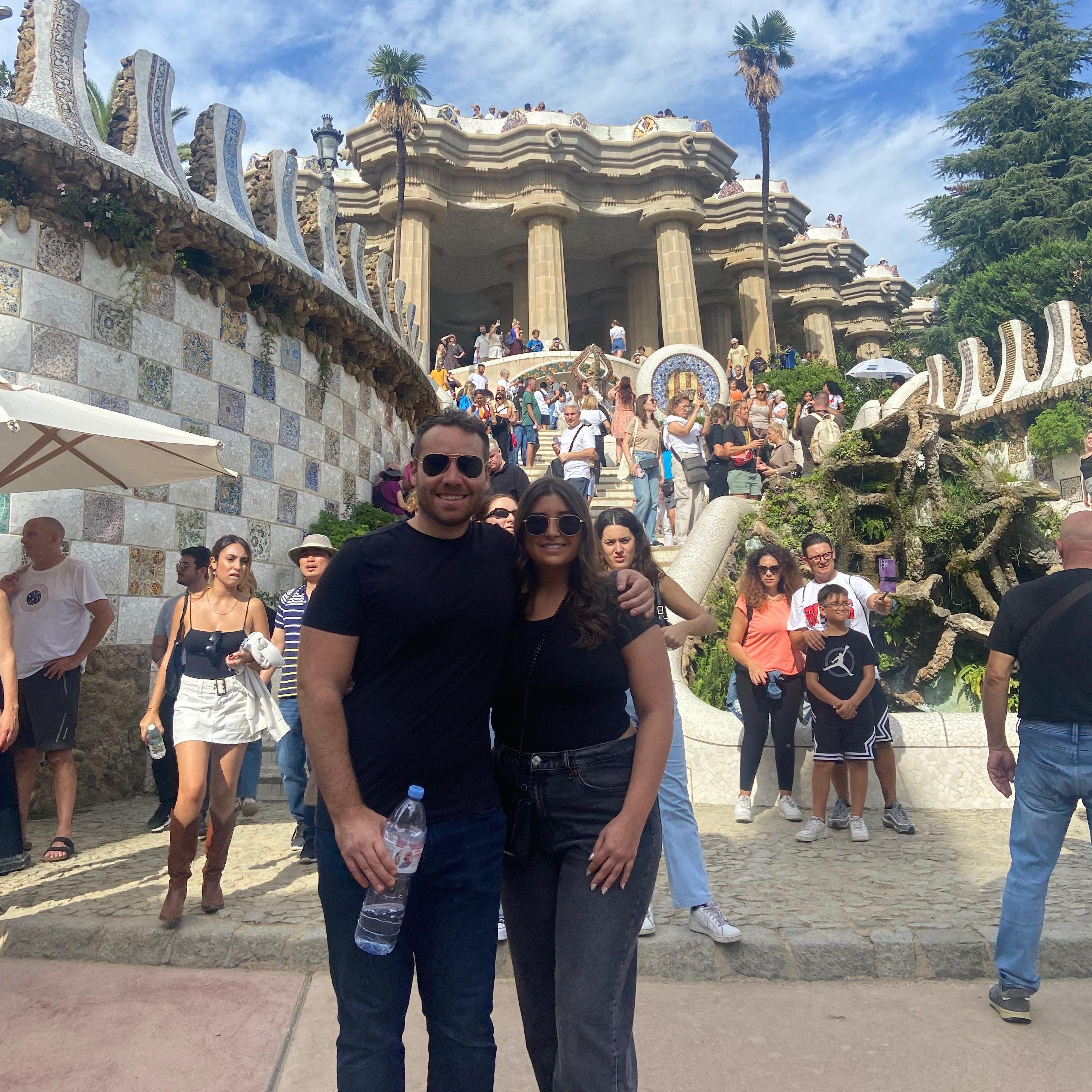 Park Guell in Barcelona, the first Europe trip and we didn't get lost once -October 2023