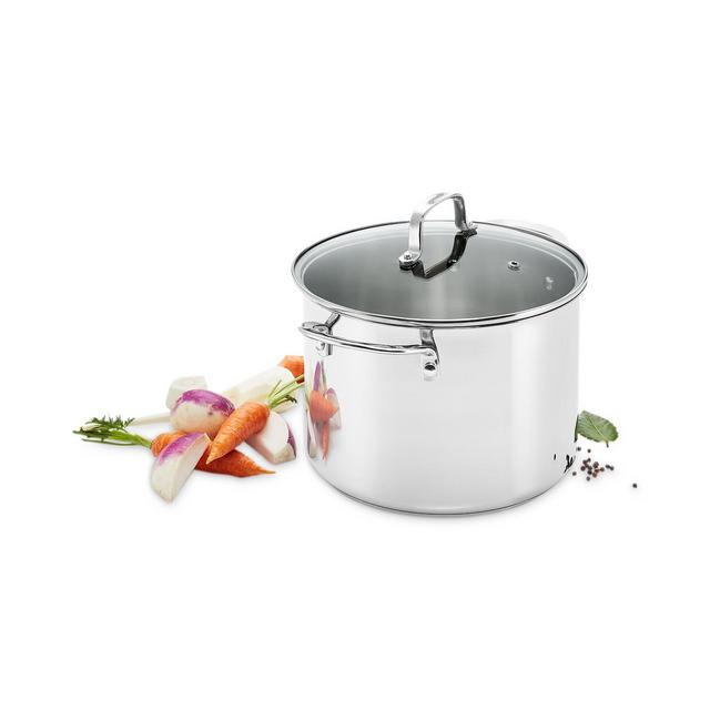 The Cellar Stainless Steel 8-Qt. Covered Stockpot, Created for Macy's