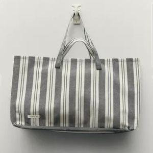 STRIPED COTTON LAUNDRY BAG