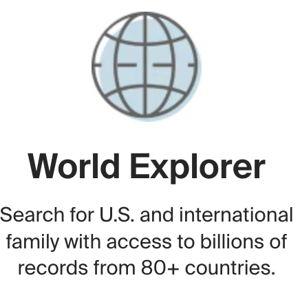 Ancestry.com World Explorer 6 Month Membership