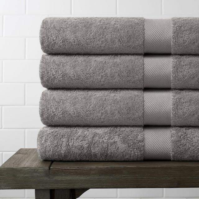 Plush Bath Towel Set of 4