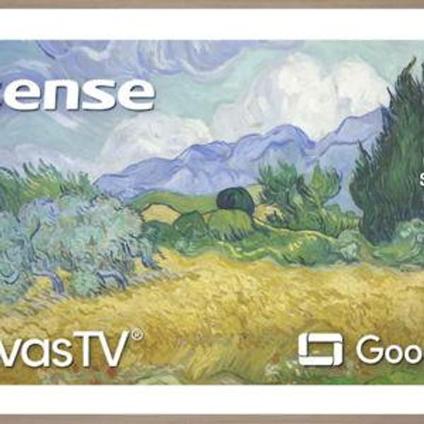 Hisense - 65" Class S7 Canvas Series Smart Google TV 4K QLED Smart Google TV with Hi-Matte Display and UltraSlim Wall Mount (2026)