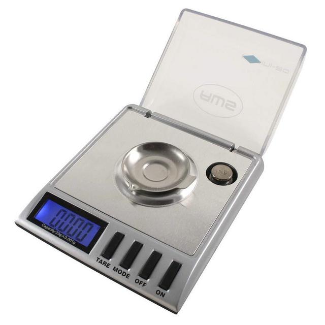 American Weigh Scale Gemini Series Precision Digital Milligram Scale, Silver 20G X 0.001G (GEMINI-20) (Silver)