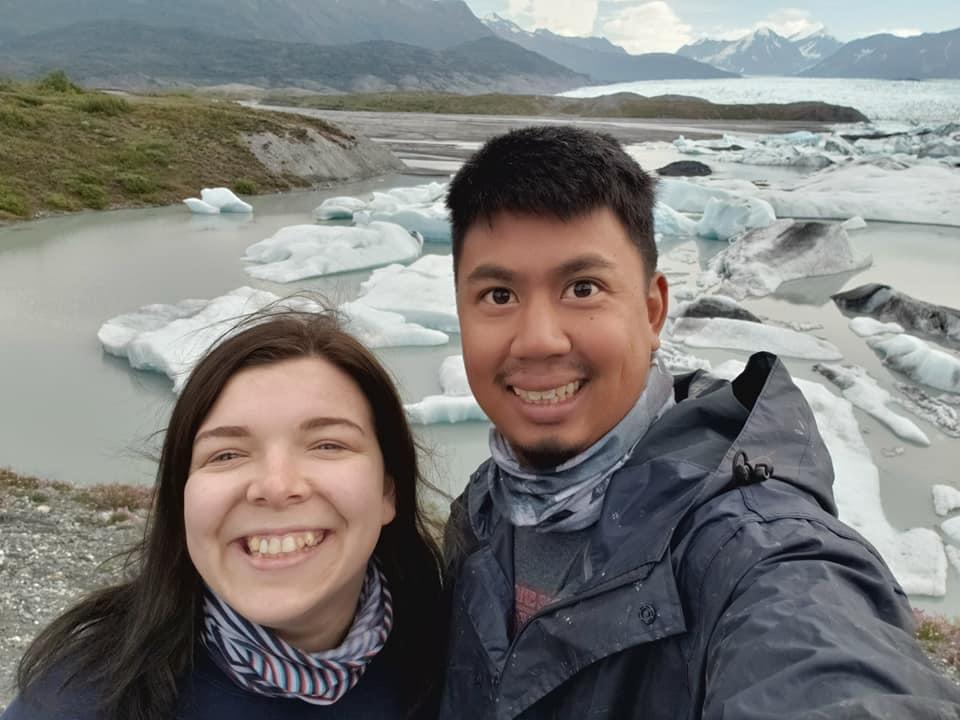 A glacier in Palmer, Alaska. August 2020