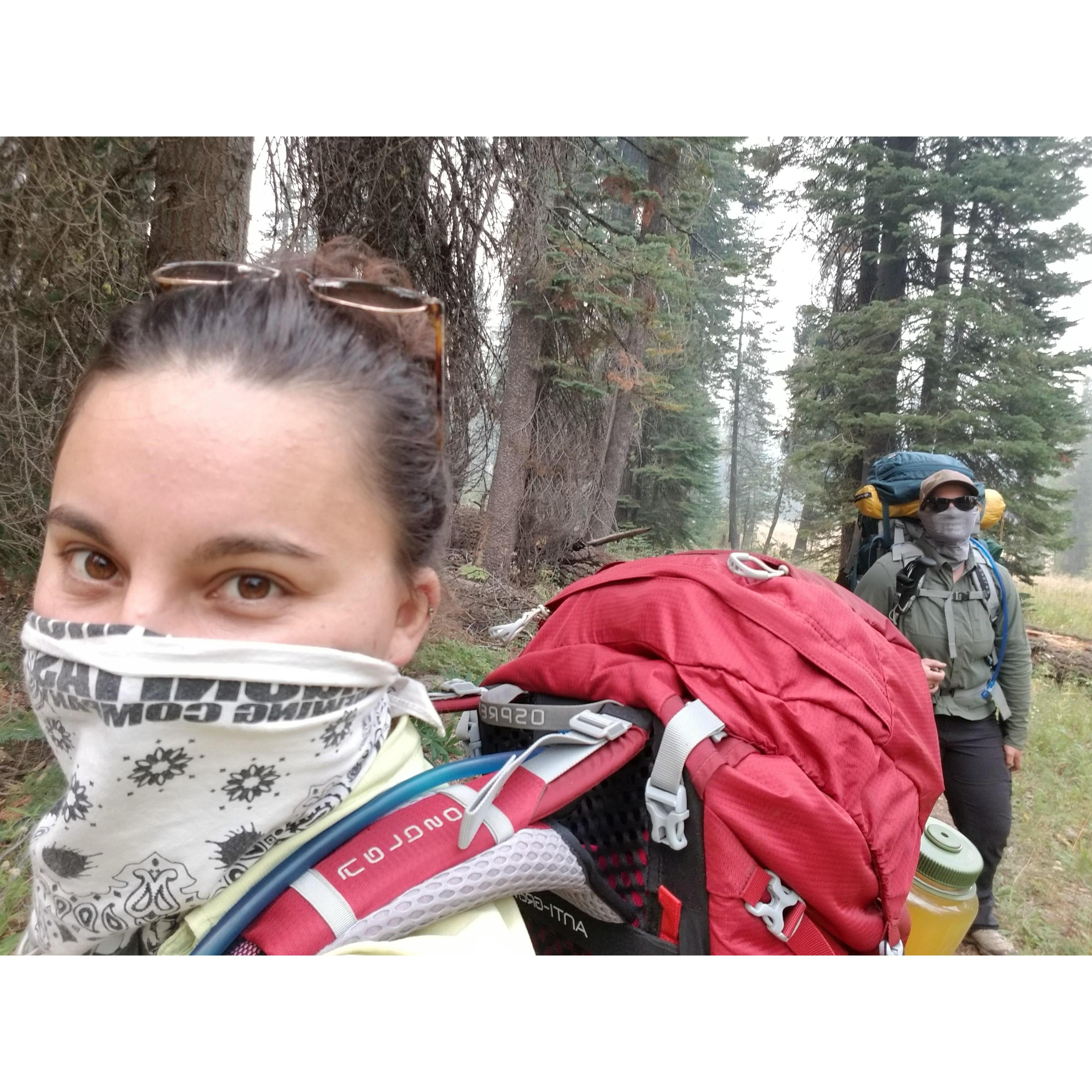 A very smokey (and very brief) backpacking trip in Yosemite.