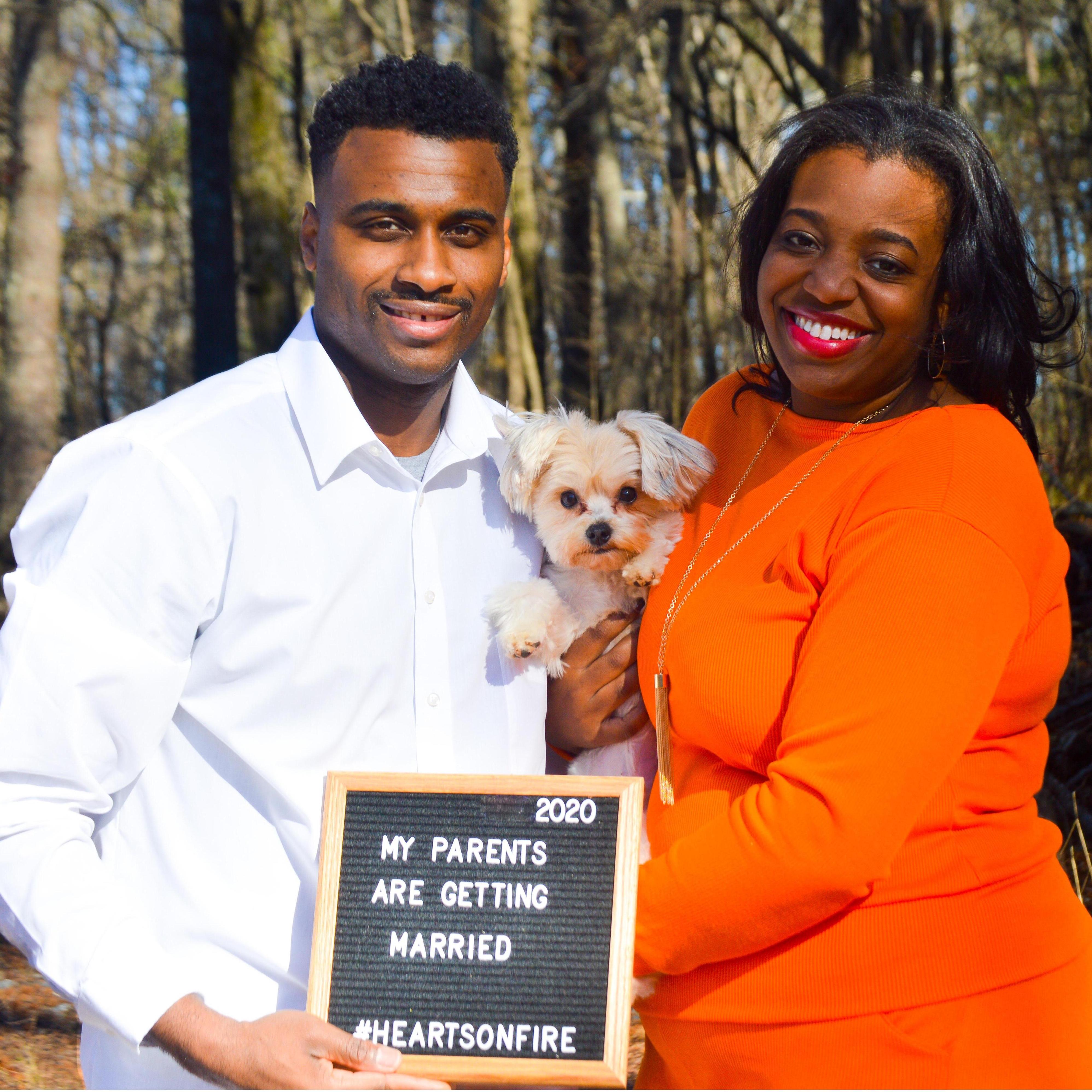 The soon-to-be Rosser Family.