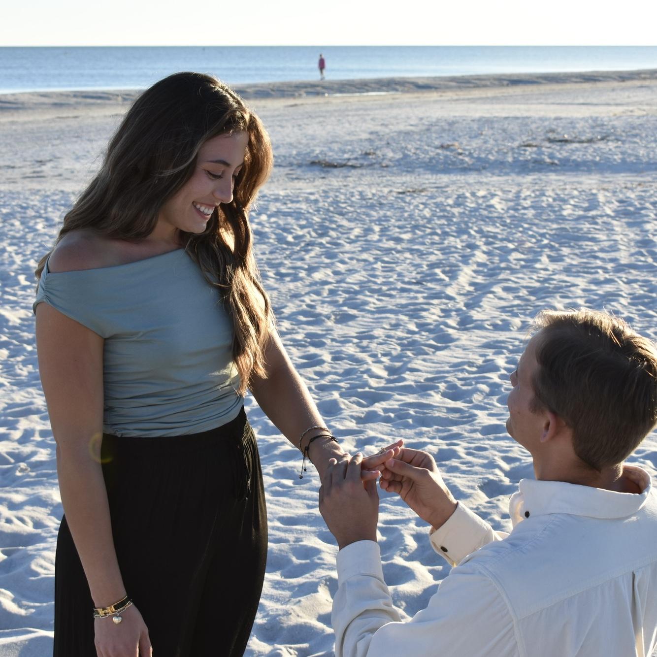 She said yes!