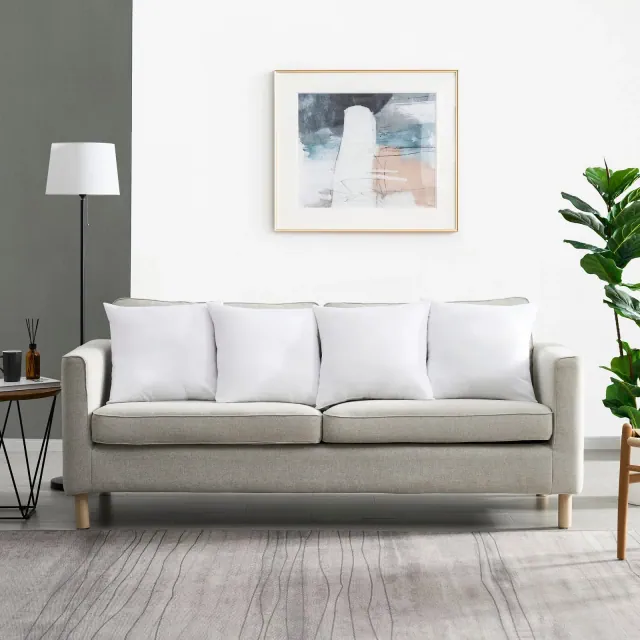 Down Alternative Throw Pillow Inserts by Sweet Home Collection® - 22" x 22" Square - 4-Pack White