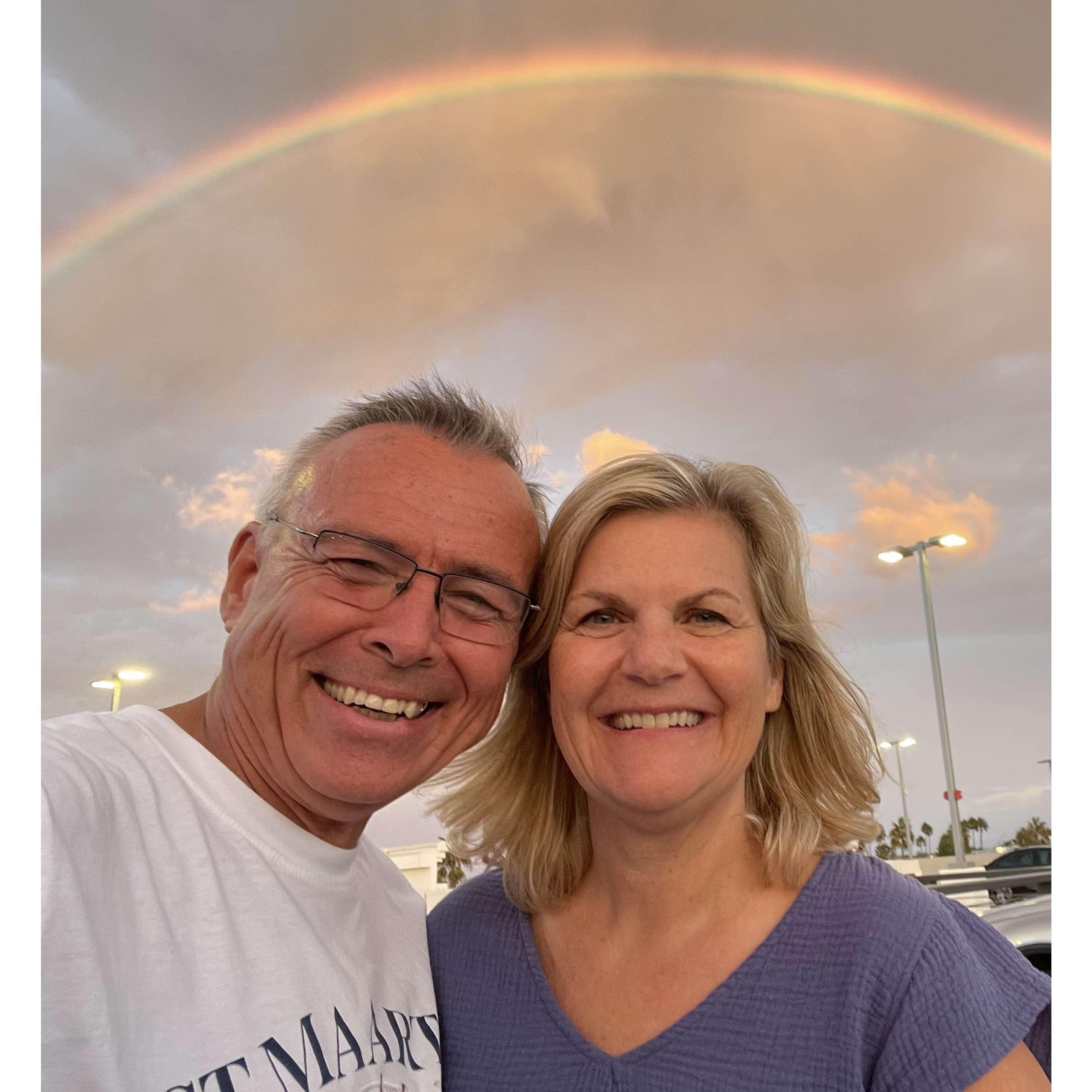 Standing under the bow of Gods' Blessings!