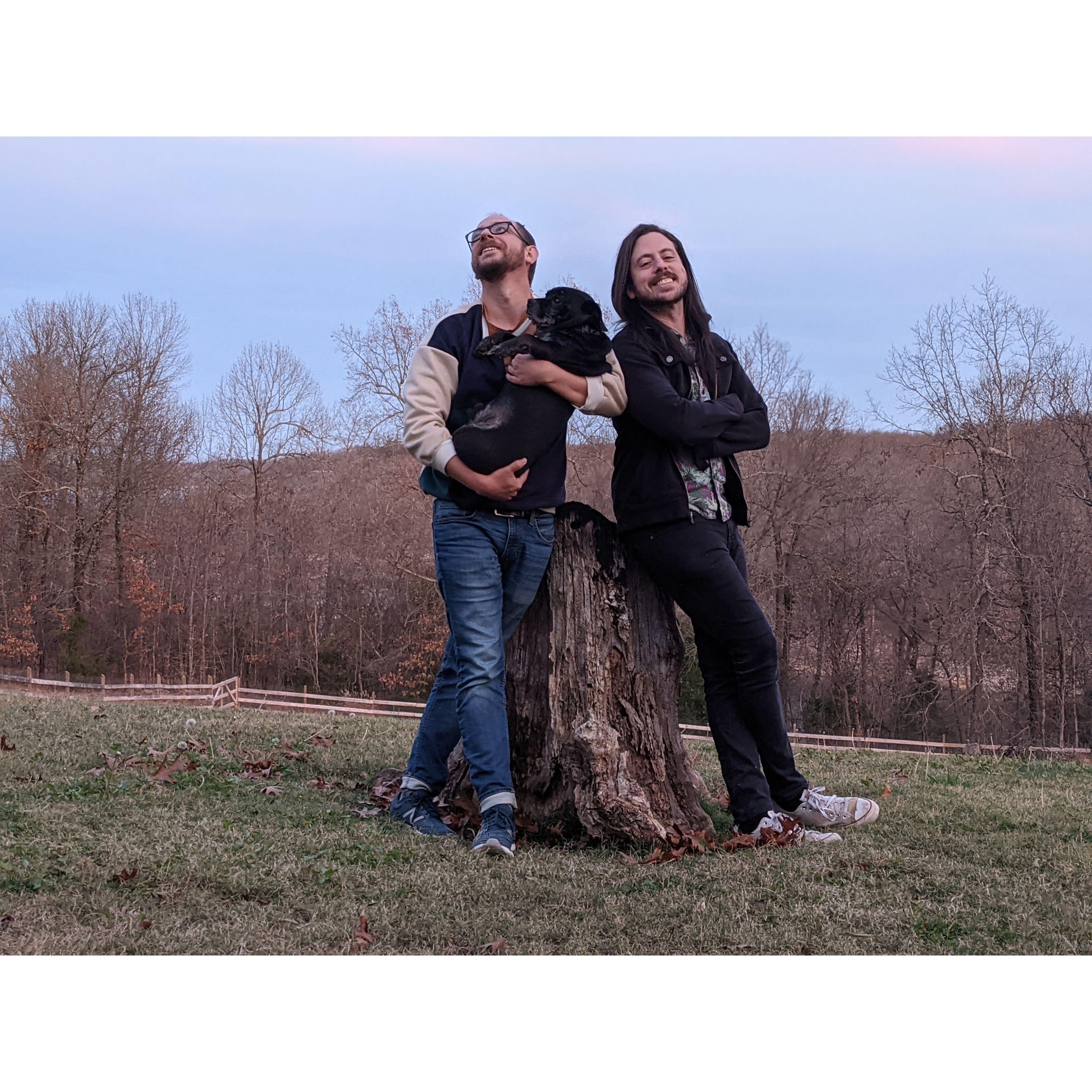 Christmas getaway in Arkansas.