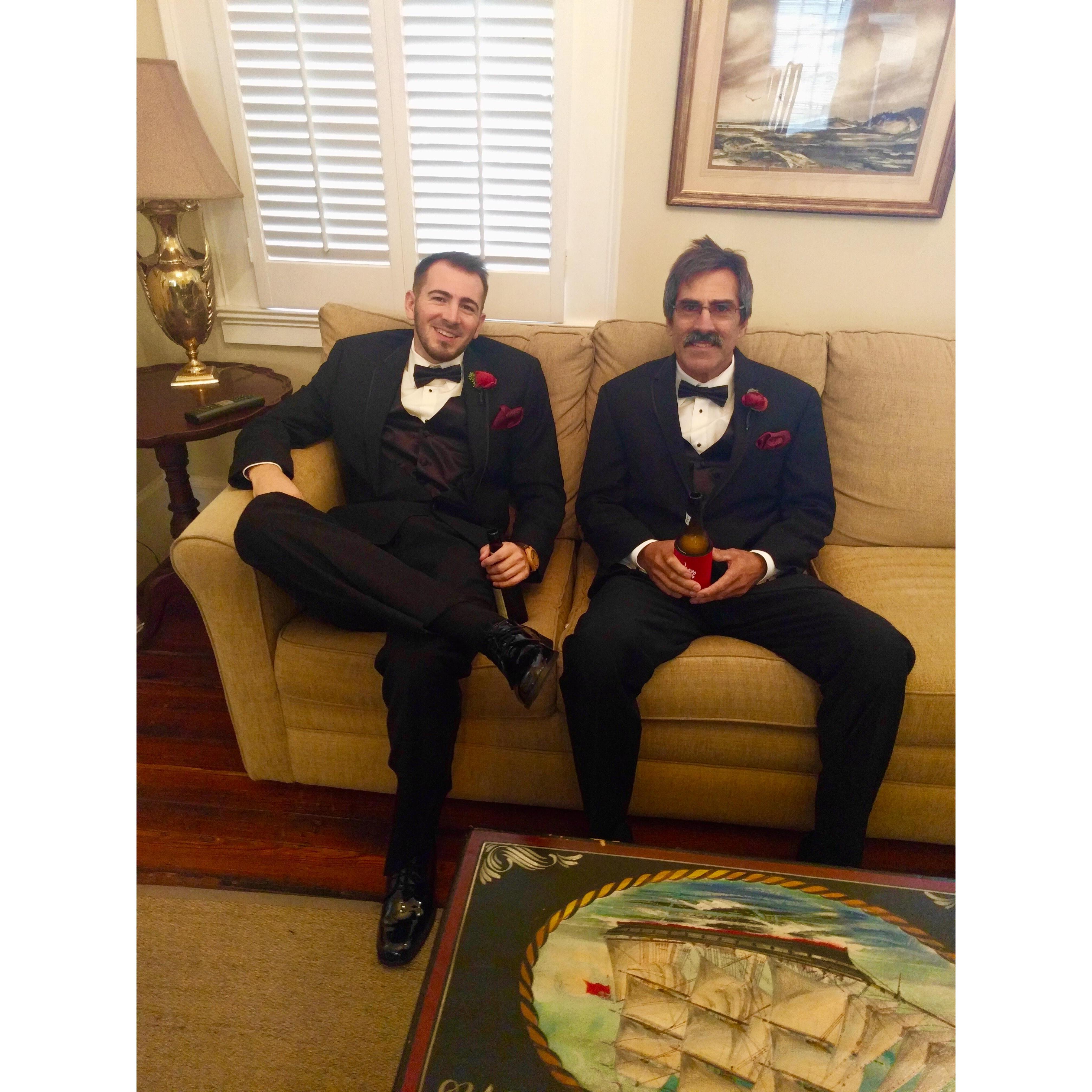Nick and Pistol Pete looking sharp!