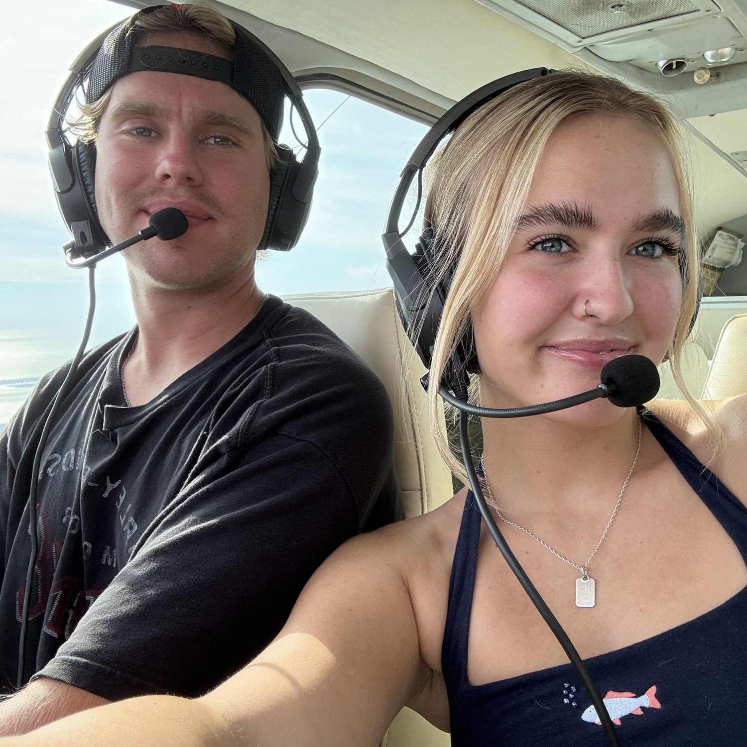 One of the many flight's with captain Zach.