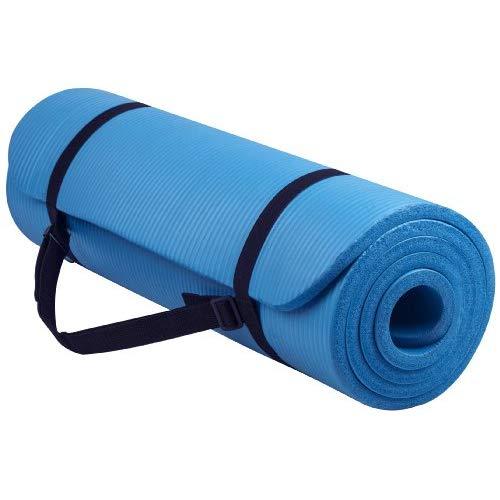 BalanceFrom GoYoga All-Purpose 1/2-Inch Extra Thick High Density Anti-Tear Exercise Yoga Mat with Carrying Strap