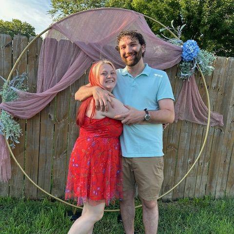 Attending our friends' wedding!