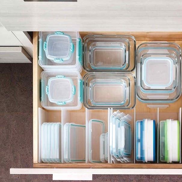 Glass Food Storage Containers with Lids, [24 Piece] Airtight Glass Storage Containers, 100% Leak Proof Glass Meal Prep Containers, BPA Free Glass Bento Boxes for Lunch (12 lids & 12 Containers)
