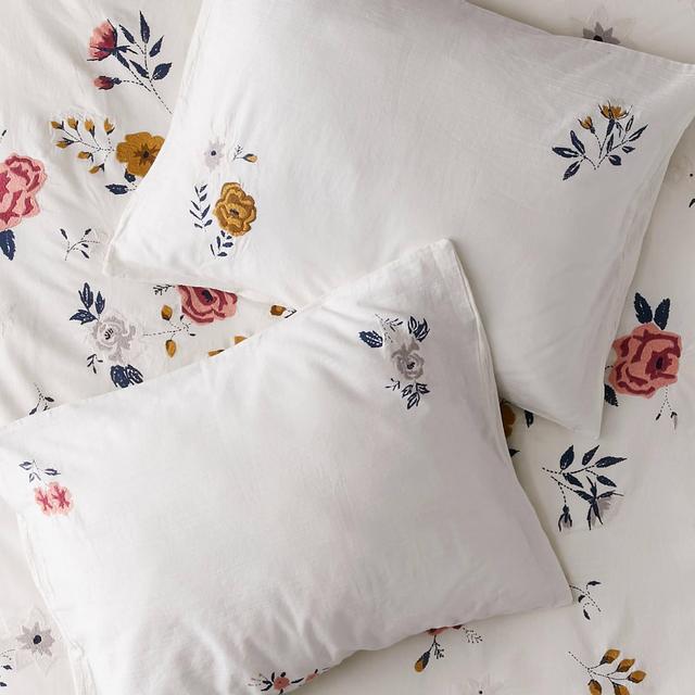 Blossom Embroidered Sham Set