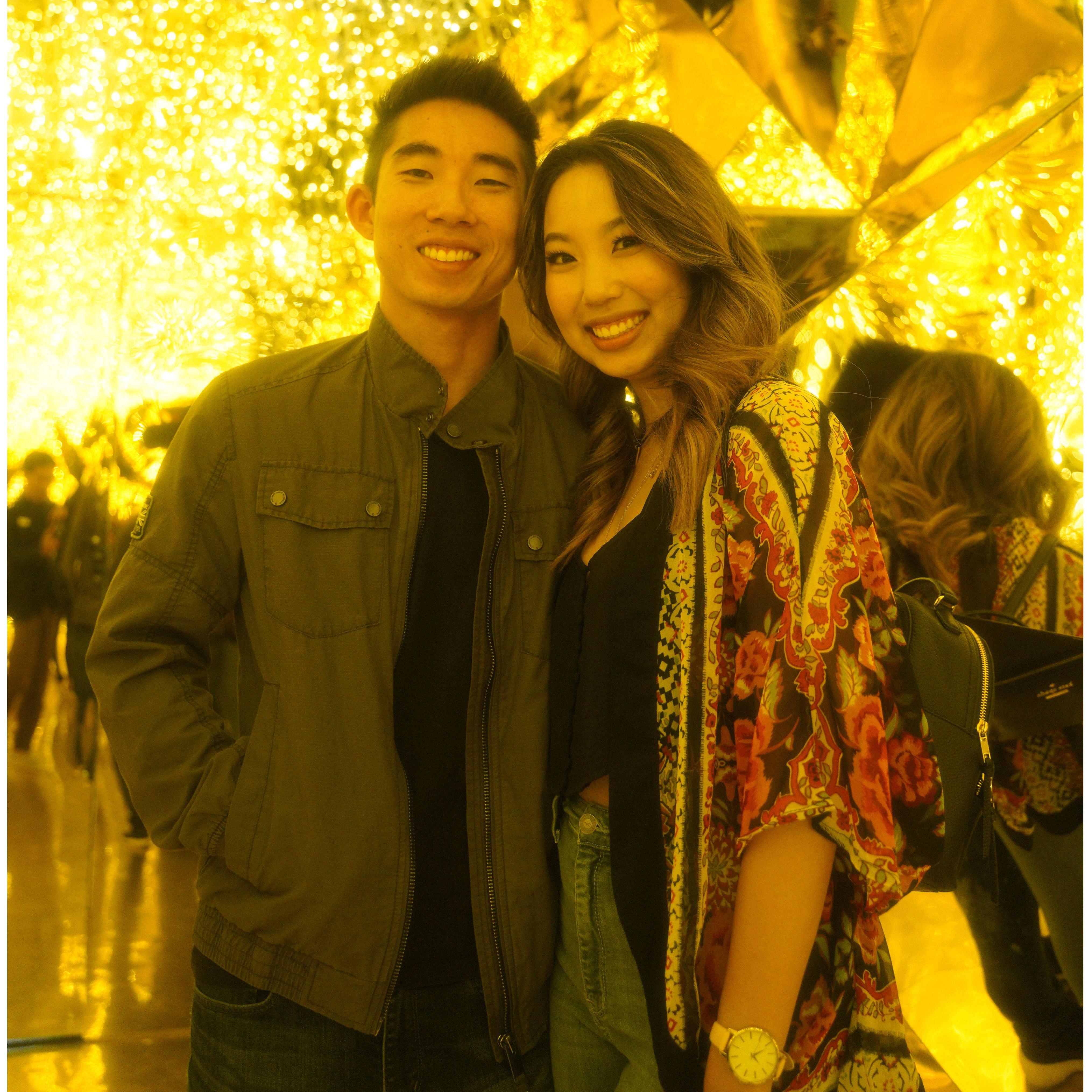 Museum of dream space: we had someone 'posing' us.....it was awkward but fun