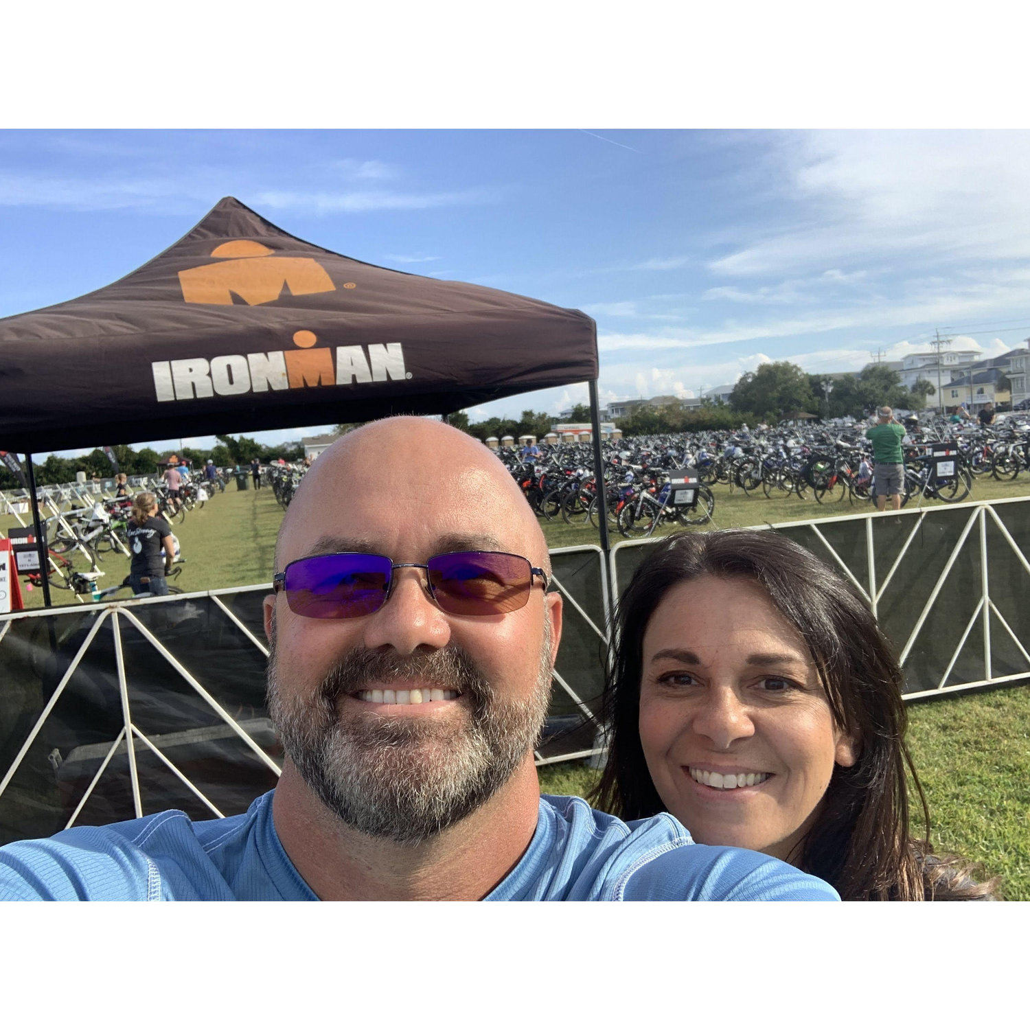 Angie's first Ironman triathlon in Wilmington, NC.