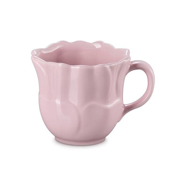Le Creuset Stoneware Petal Mug, 11 oz., Chiffon Pink