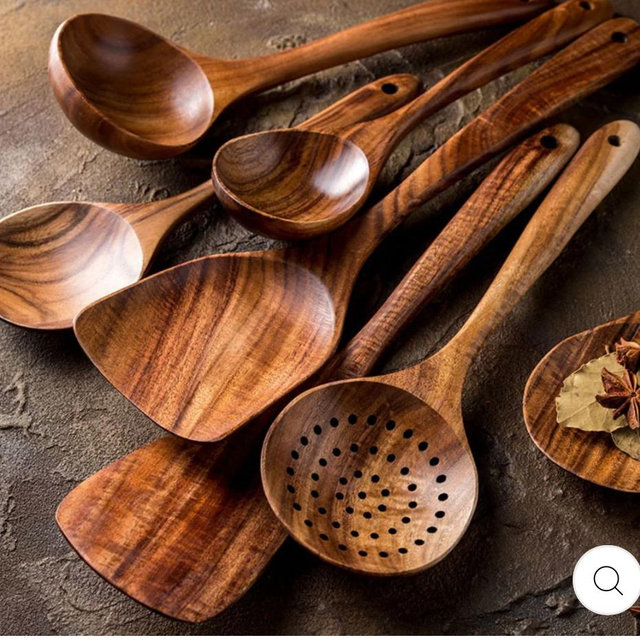 Wooden Cooking Utensil Set