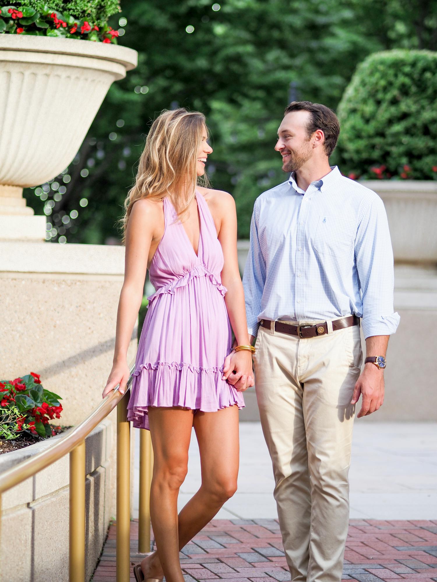 These photos were captured at Piedmont Row, where Brio used to stand. This is where we had our first date!