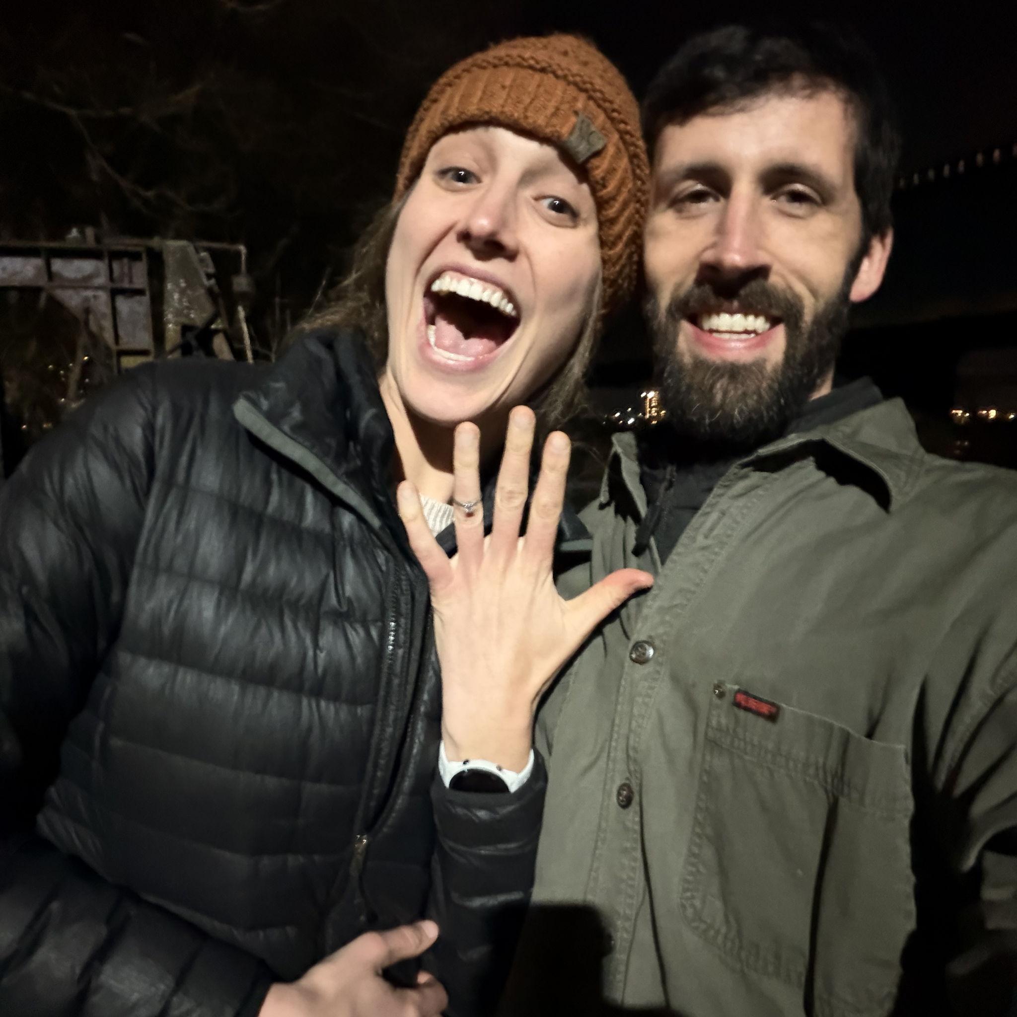Post engagement moment!