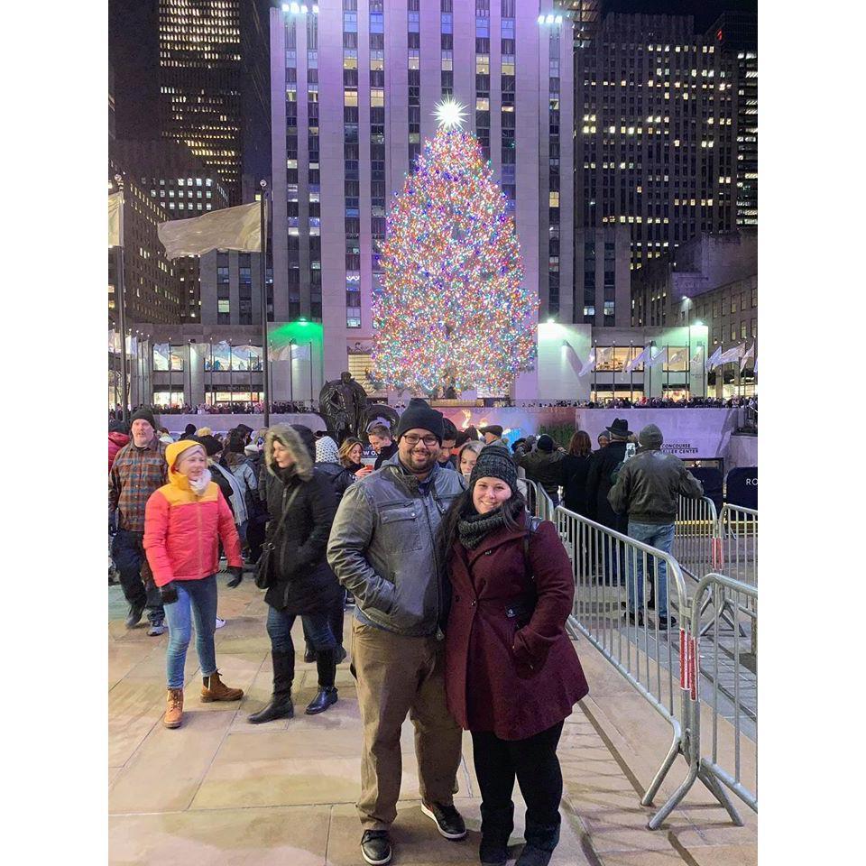 This is the photo right before Mario proposed in New York!