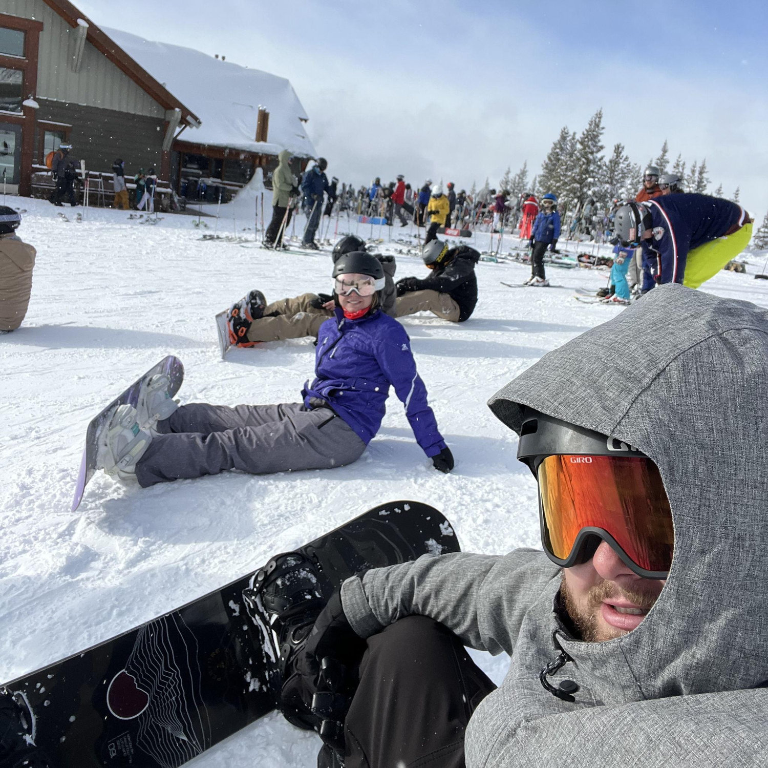 Snowboarding in Winter Park, CO