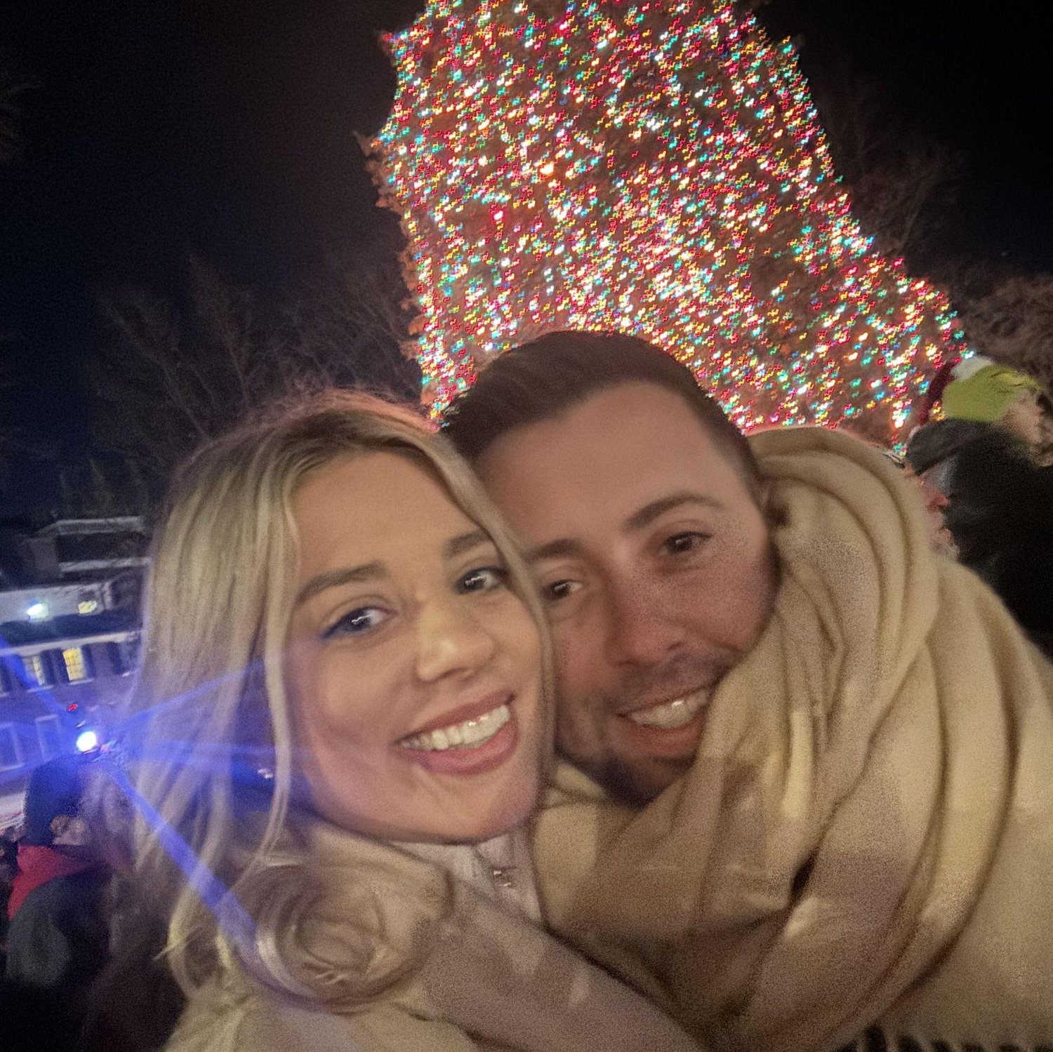 Our Christmas tree lighting tradition in Princeton
