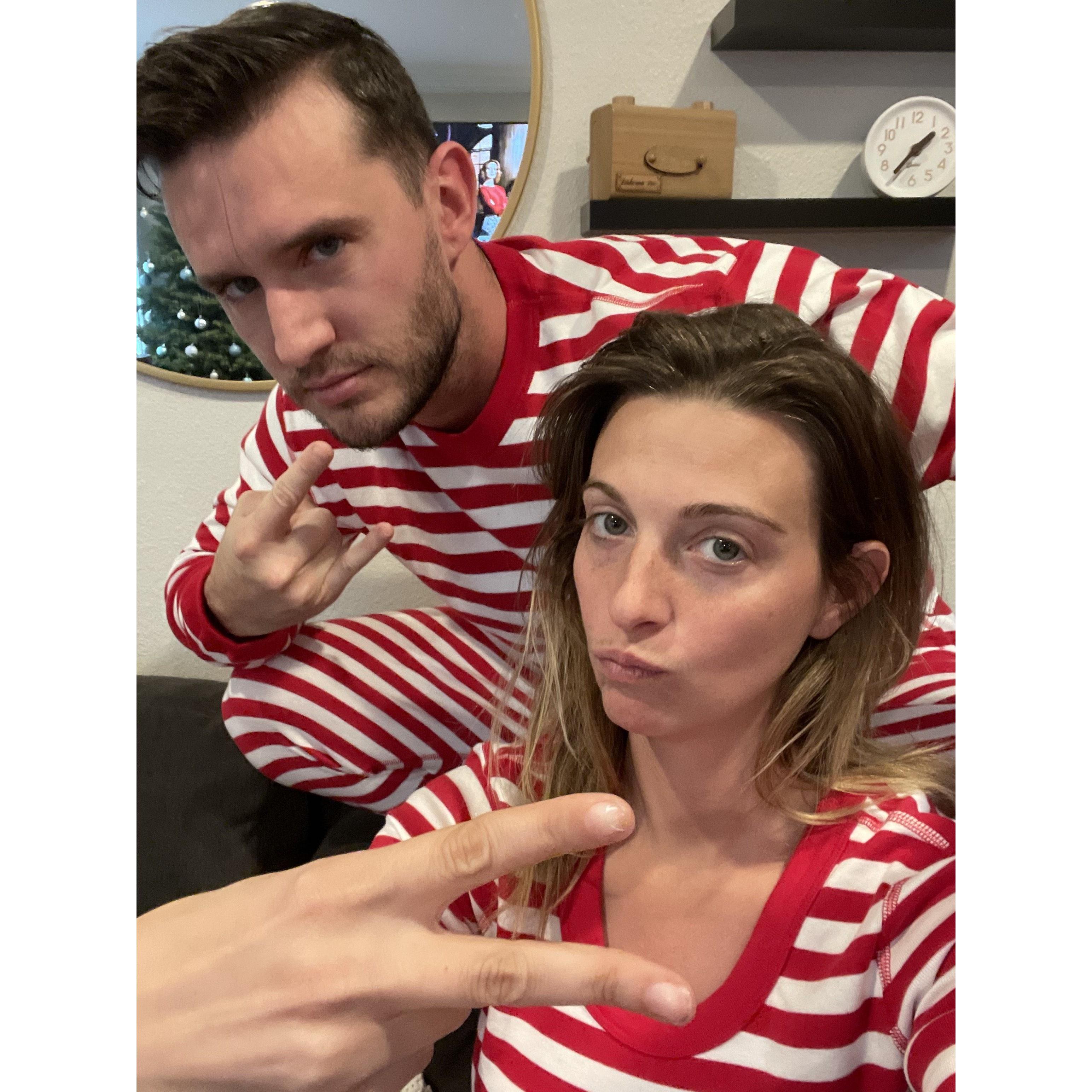 December 2020
Enjoying our first of many matching Christmas jammies.