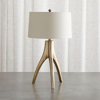 Cleo Brass Tripod Table Lamp